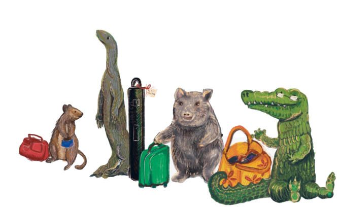 Animals at station